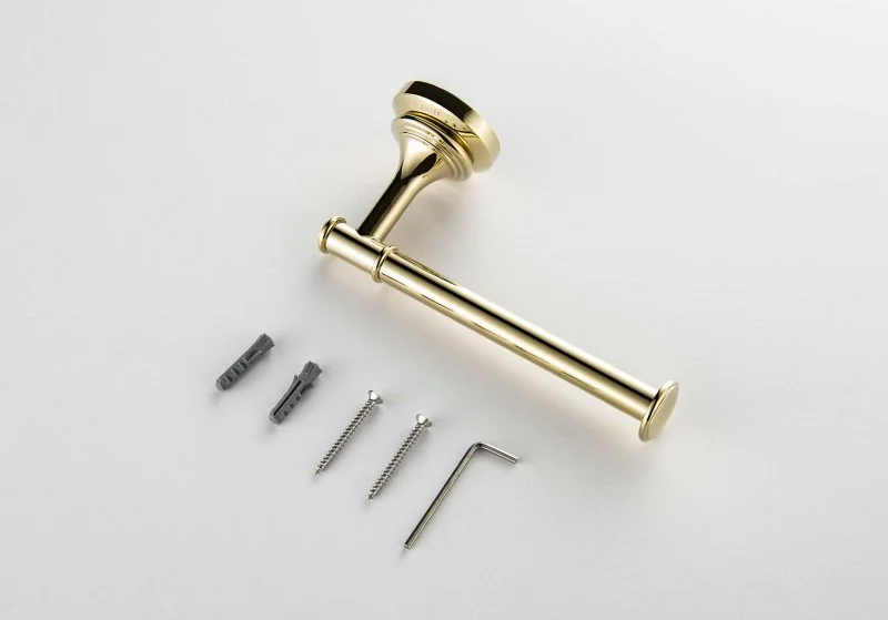 Бумагодержатель AQUATEK, полир. золото AQ4508PG КЛАССИК