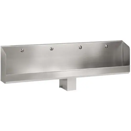 Нержавеющий писсуарный жёлоб Sanela 91050 (SLPN 05), 240 см