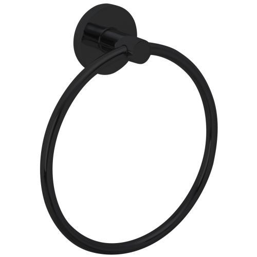 Вешало для полотенец круглое NIZA черное Nofer 16860.N