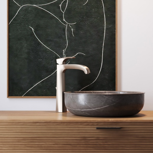 Смеситель для раковины PAINI Lady 89PW211LLLSSR с донным клапаном высокий, никель PVD (PW) Смеситель для раковины PAINI Lady 89PW211LLLSSR с донным клапаном высокий, никель PVD (PW)