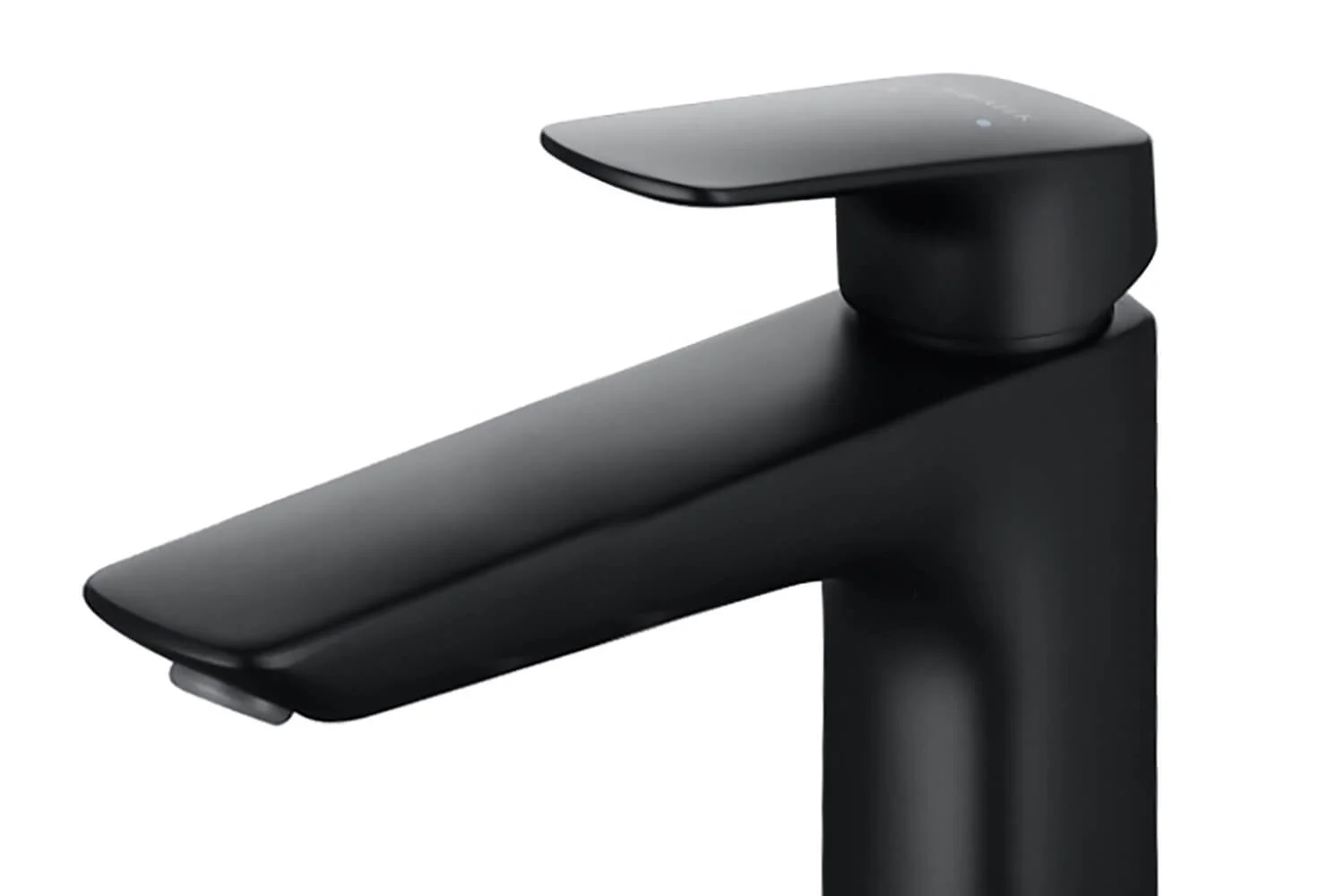 Смеситель для раковины 227 с донным клапаном AQUATEK, матовый черный AQ1005MB ВЕГА