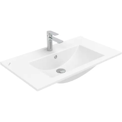 CREAVIT Раковина мебельная/подвесная (впритык к краю мебели) (46х81см) SU081-00CB00E-0000