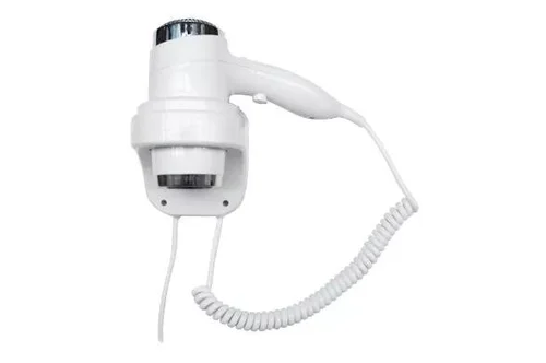 Фен HOTELline настенный белый 1800-2200 W, Nofer 02011.W