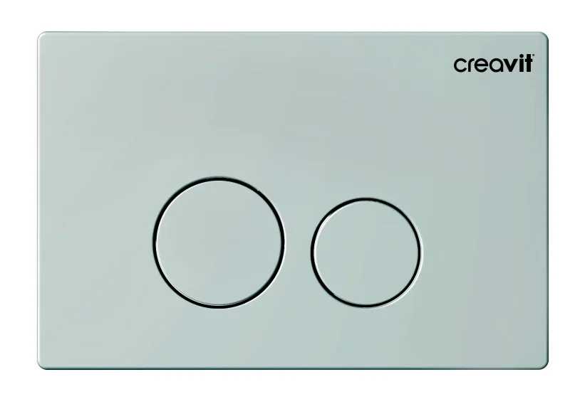 CREAVIT Кнопка для инсталляции TERRA холодный серый матовый GP9002.07