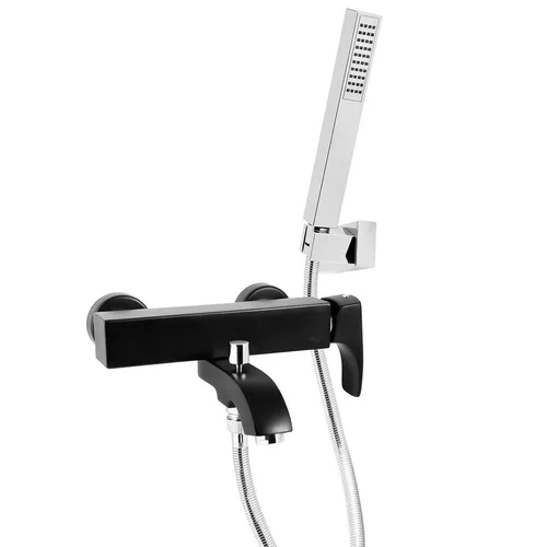 Смеситель для ванны Paini Lady 89YO105KM черный с хромированным душем