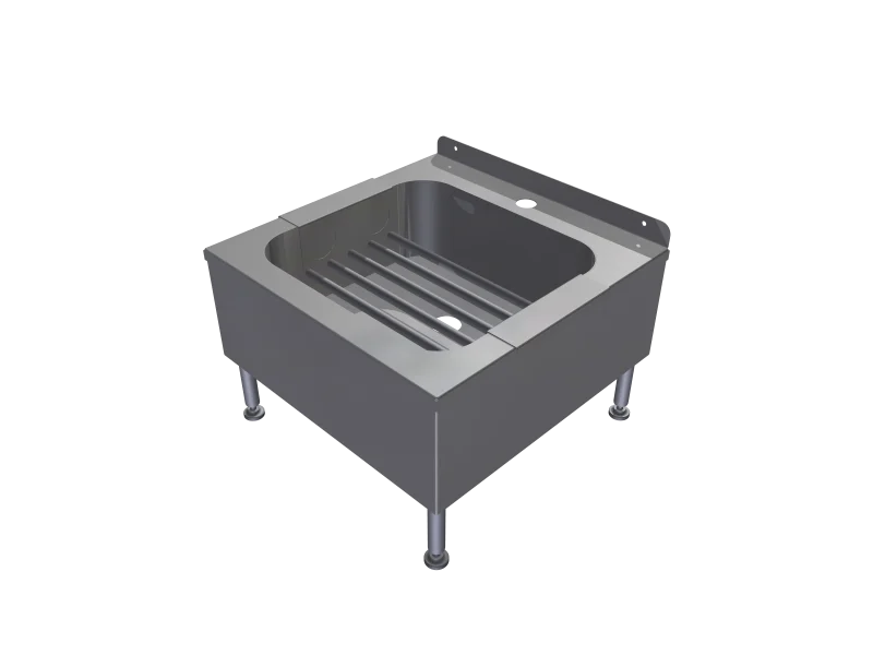 Решетка мойки для ног 400х200 (AISI 304 d 18) Тругор