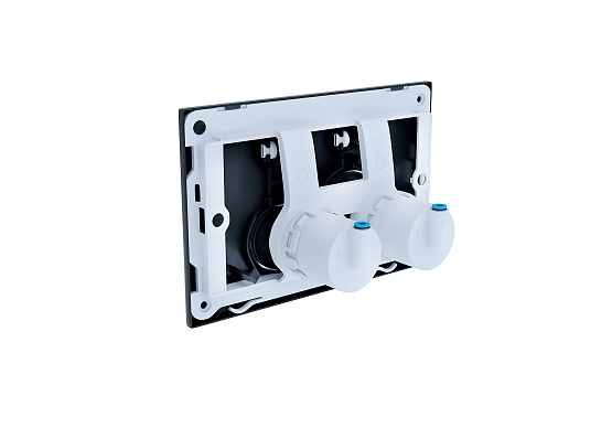 Панель смыва для инсталляции черный матовый AQUATEK PNS-0000015 Pneumo S