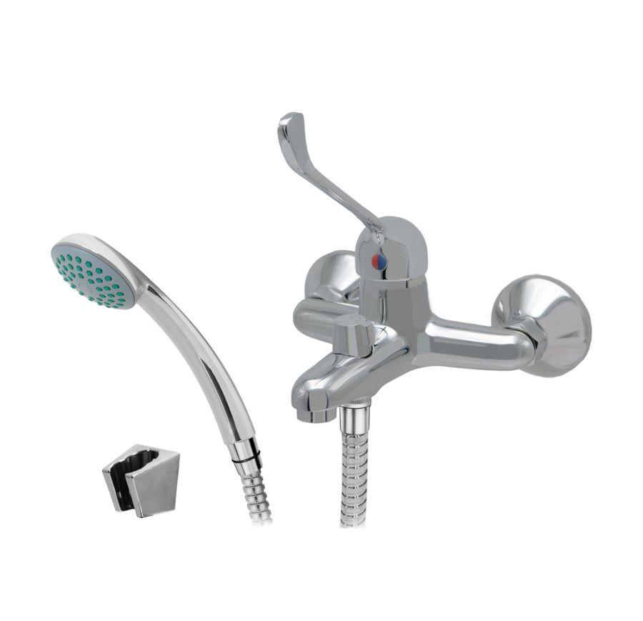 Локтевой смеситель с душевой лейкой, Варион 9620713_o