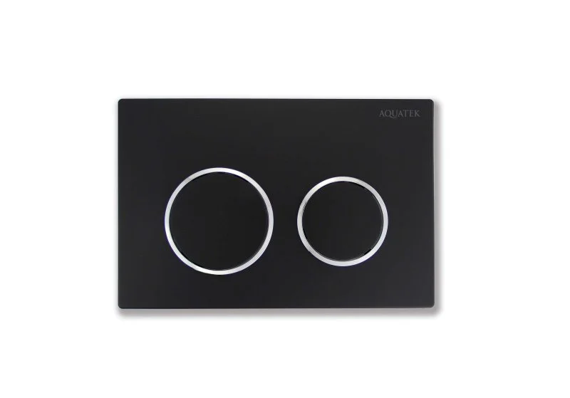 AQUATEK TDI-0000003 (007D) Панель смыва Small Черная матовая