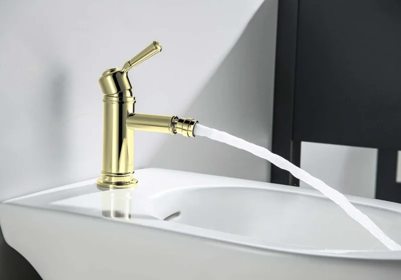 Смеситель для биде AQUATEK, полир. золото AQ1518PG КЛАССИК