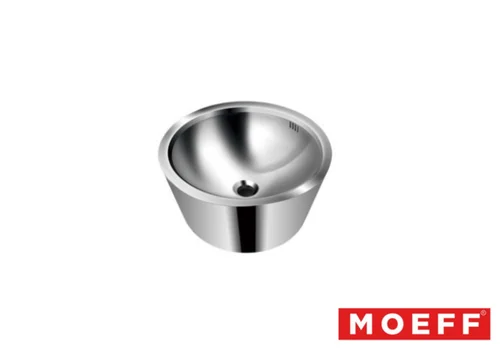 Раковина одинарная накладная из нержавеющей стали Moeff MF-132