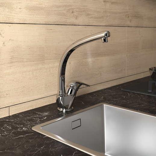 Смеситель для кухни PAINI Dilos 76CR571KM, хром (CR) Смеситель для кухни PAINI Dilos 76CR571KM, хром (CR)