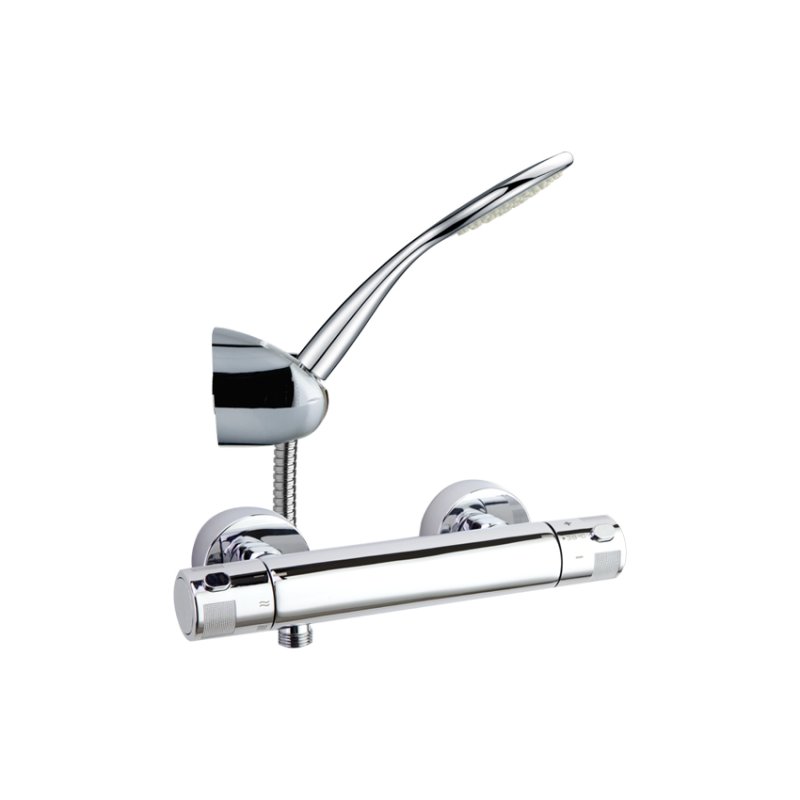 Термостатический смеситель для душа наружнего монтажа с душевым комплектом TERMOTECH 963401NL