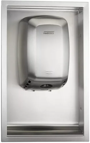 Белый комплект для внутристенного монтажа рукосушителей MACHFLOW M09