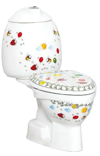 CREAVIT COCUK ДЕКОР Унитаз детский+Крышка CK310-11CB00E-FF00