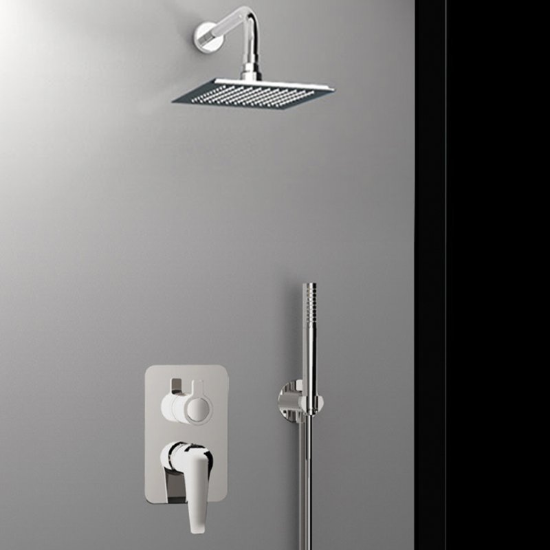 Встраиваемая душевая система с тропическим душем и душевым комплектом YPSILON PLUS K6415022