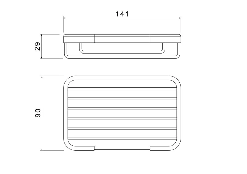 AQ4946BG мыльница решетка, шлиф. золото