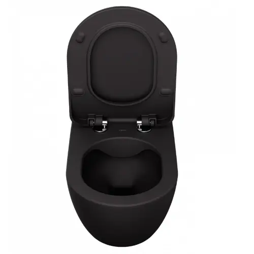 CREAVIT FREE Унитаз БАЗАЛЬТ подвесной безободковый FE322-11BM00E-0000