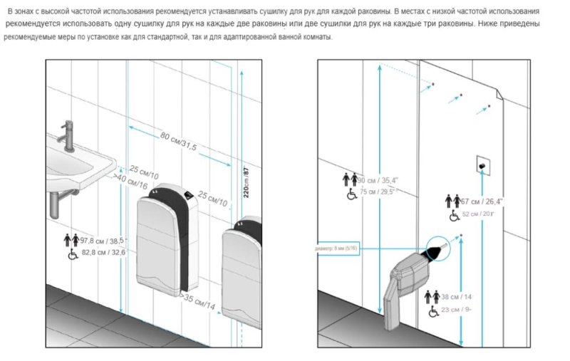 Сушилка для рук V-JET автоматическая 1760 W металлик Nofer 01303.AS