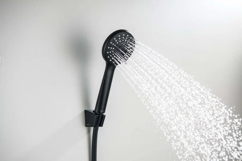 Душевой набор 100 3 jet AQUATEK, матовый черный AQ2032MB БЕТТА