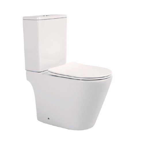 Унитаз-компакт напольный безободковый с бачком AQUATEK ВЕГА AQ2904T-00 630*385*815 мм, смыв ТОРНАДО