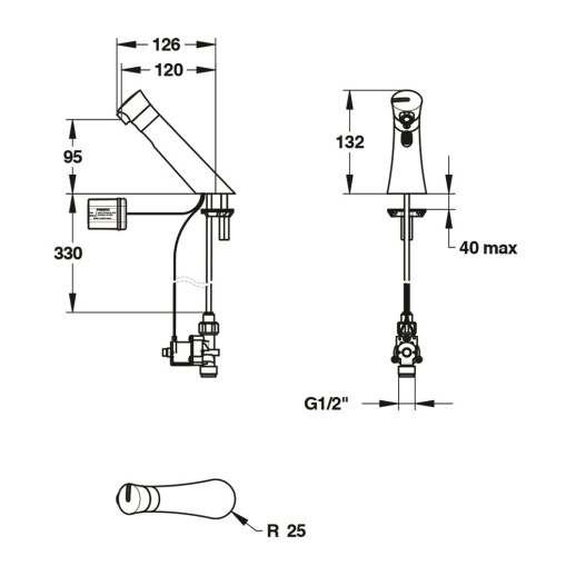 Кран бесконтактный Presto Neo 57034 Кран бесконтактный Presto Neo 57034