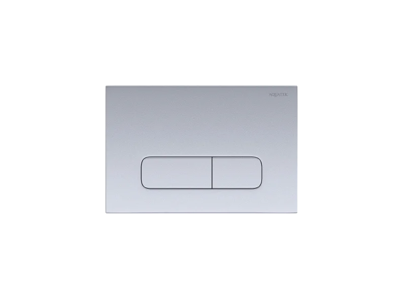 Панель смыва Aquatek Хром матовая (клавиши прямоугольные) KDI-0000014