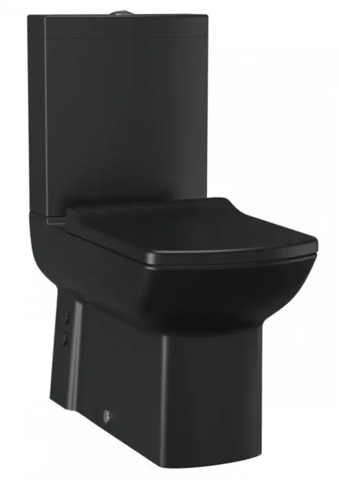 CREAVIT LARA Унитаз с биде ЧЕРНЫЙ МАТОВЫЙ LR360-00SM00E-0000