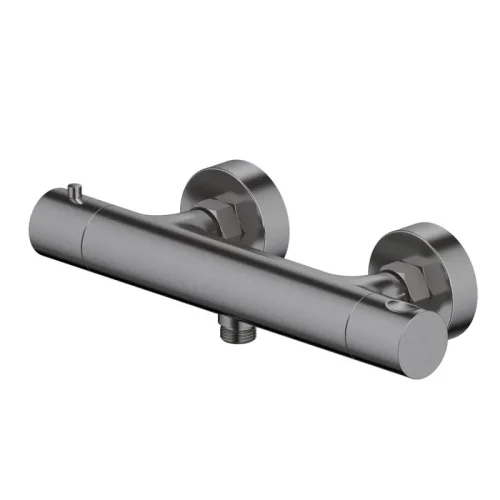 AQ1363BGM ЕВРОПА термостатический смеситель для душа, оружейная сталь