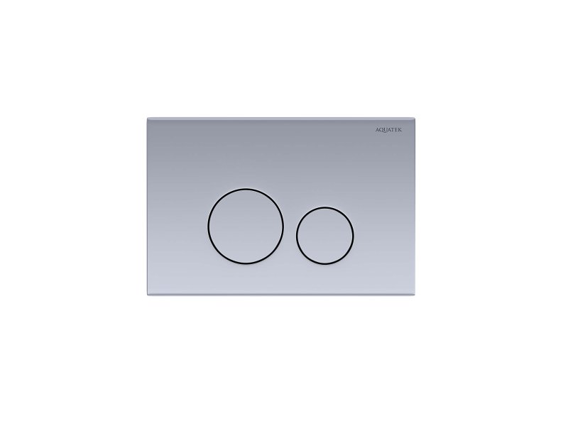 KDI-0000036 (023A) Панель смыва нержавеющая сталь (клавиши круглые)