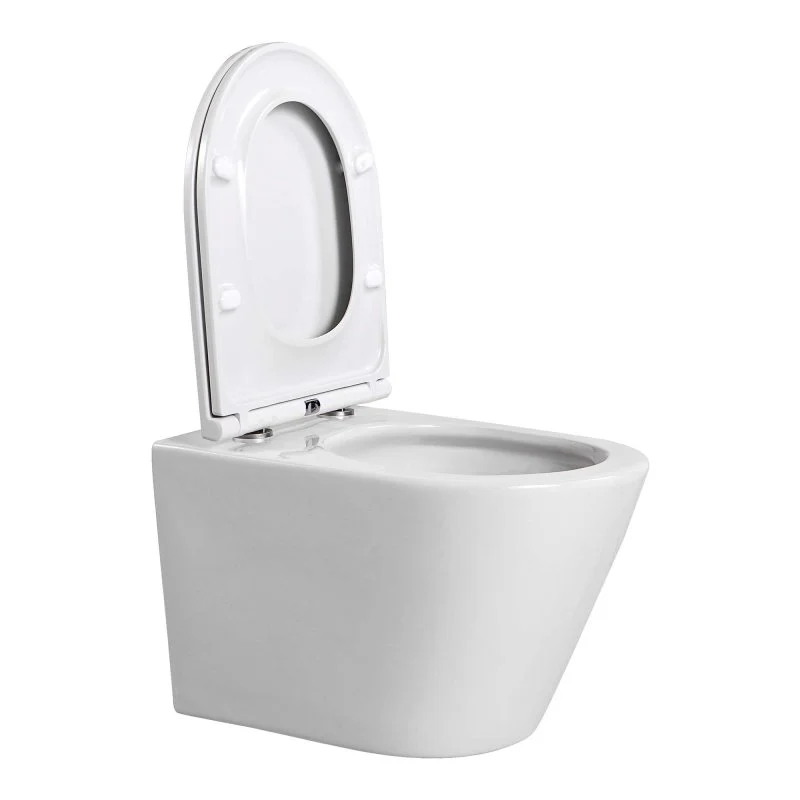 Унитаз-компакт подвесной AQ1904T-00 ВЕГА, смыв TORNADO, цвет белый, 490*360*320 мм