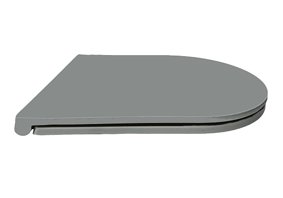 AQ0105-MG Крышка-сиденье матовый серый для ЕВРОПА/ ВЕГАAQ1901/ AQ1902/ AQ1905/ AQ1906