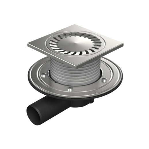 Душевой трап с решеткой PAINI 381E 150х150 мм Душевой трап с решеткой PAINI 381E 150х150 мм