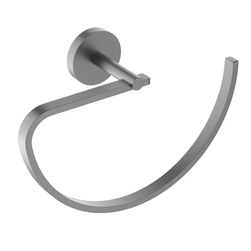 AQ4621BGM БЕТТА полотенцедержатель овальный, оружейная сталь