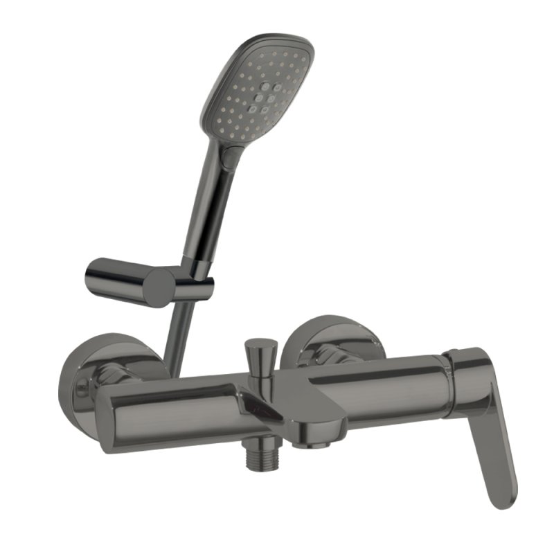 Смеситель для ванны с душевым комплектом ALEXIA 360501Q3GR графит