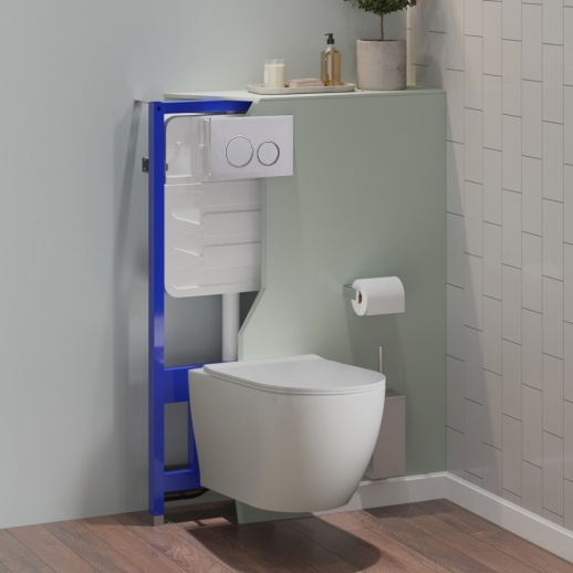 URBSET41SG COX Комплект 4 в 1 URBATEC безободковый унитаз, сиденье, инсталляция, кнопка хром матовый URBSET41SG COX Комплект 4 в 1 URBATEC безободковый унитаз, сиденье, инсталляция, кнопка хром матовый