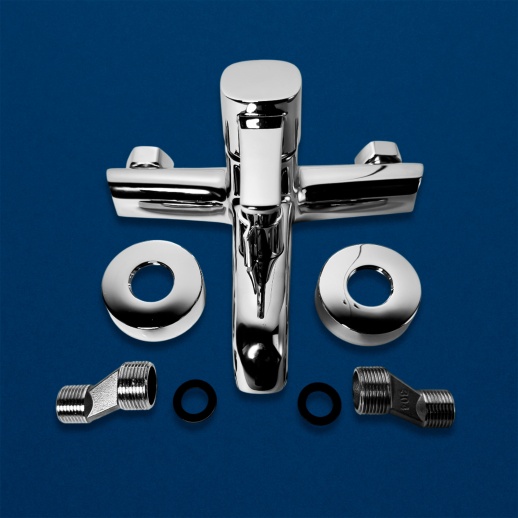 Смеситель для ванны Urbatec Evolution без аксессура, хром (CR) - EV22803CR Смеситель для ванны Urbatec Evolution без аксессура, хром (CR) - EV22803CR