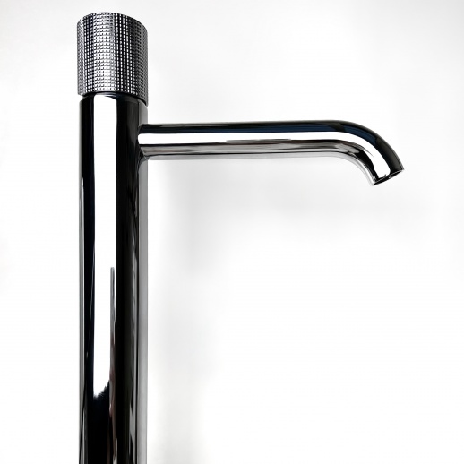 Смеситель для раковины PAINI Cox Grip 7GCR205OLL без донного клапана, высокий, хром (CR) Смеситель для раковины PAINI Cox Grip 7GCR205OLL без донного клапана, высокий, хром (CR)