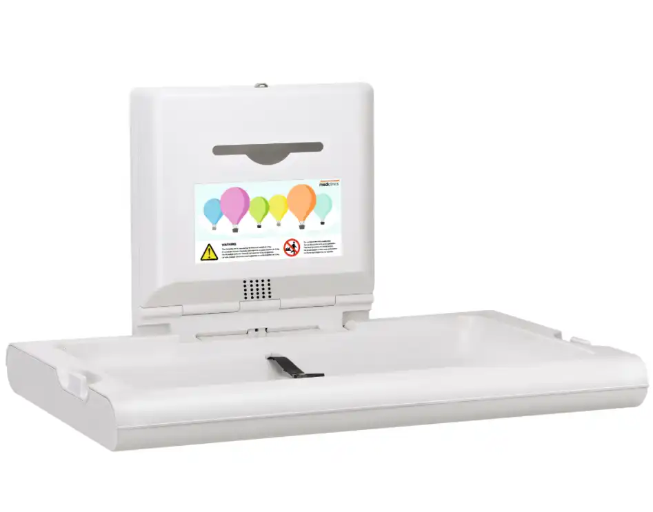 CP0016H-I Горизонтальный пеленальный столик с антибактериальной добавкой и ионизатором Mediclinics