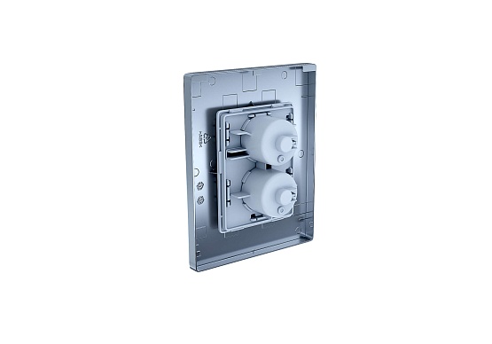 Панель смыва для инсталляции AQUATEK INSP-0000002 Pneumo N, оружейная сталь