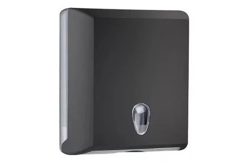 Диспенсер для бумажных полотенец из ABS  пластика. Черный Nofer 04031.N