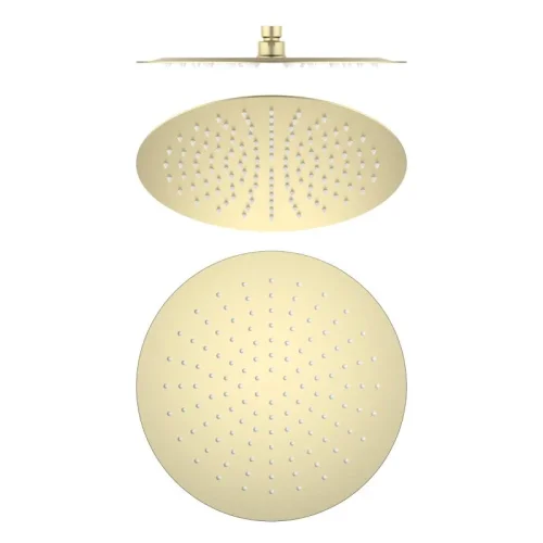 AQ2075BG круглый верхний душ  300*2 мм, шлиф. золото