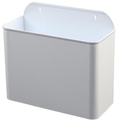 Контейнер для мусора на 11 литров настенный металлический Nofer 14098.2.W