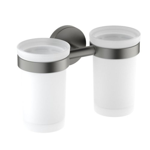 AQ4117BGM ЕВРОПА стакан с держателем двойной, оружейная сталь