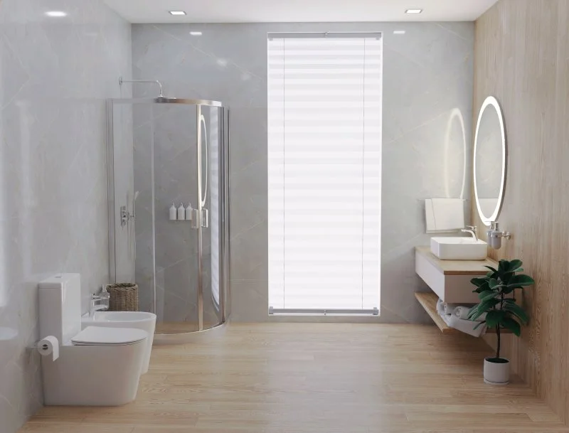AQ NAA 2142-80 Душевой уголок 1/4 круга, двери раздвижные 800x800x2000