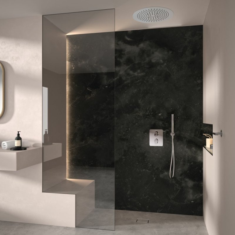 Душ тропический встраиваемый потолочный круглый TZAR RE1450