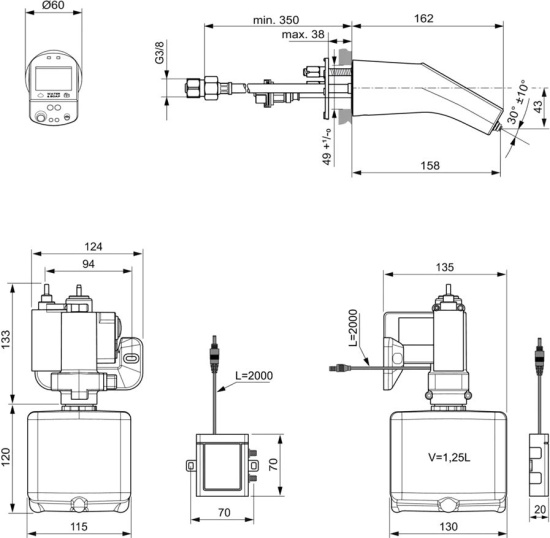Интеллектуальный смеситель с бесконтактным управлением Ideal Standard INTELLIMIX A7707AA Интеллектуальный смеситель с бесконтактным управлением Ideal Standard INTELLIMIX A7707AA