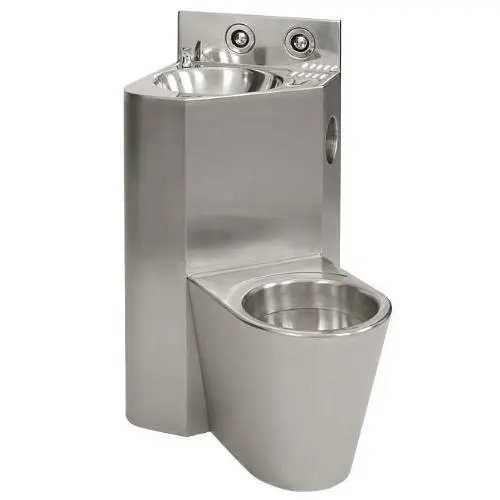 Угловой унитаз с раковиной, Sanela 94082 (SLWN 08P)