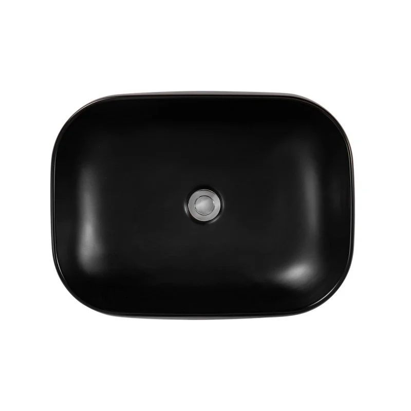 Раковина накладная для установки на столешницу AQUATEK AQ5526-MB 560*420*140, матовый черный