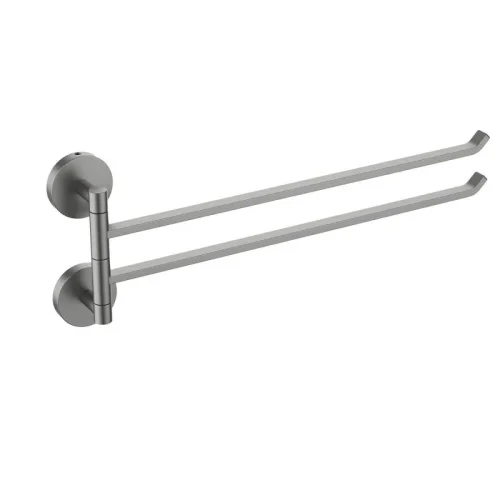 AQ4613BGM БЕТТА полотенцедержатель двойной, оружейная сталь